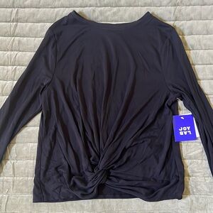 Joy Lab knotted long sleeve t-shirt